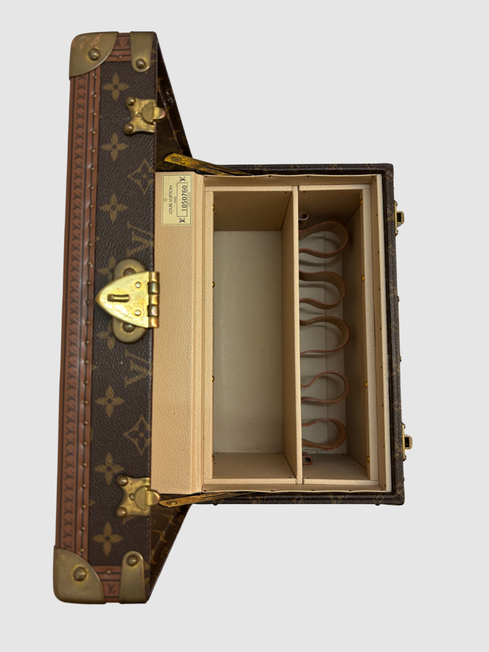 Brauner Vintage-Koffer Monogram von Louis Vuitton