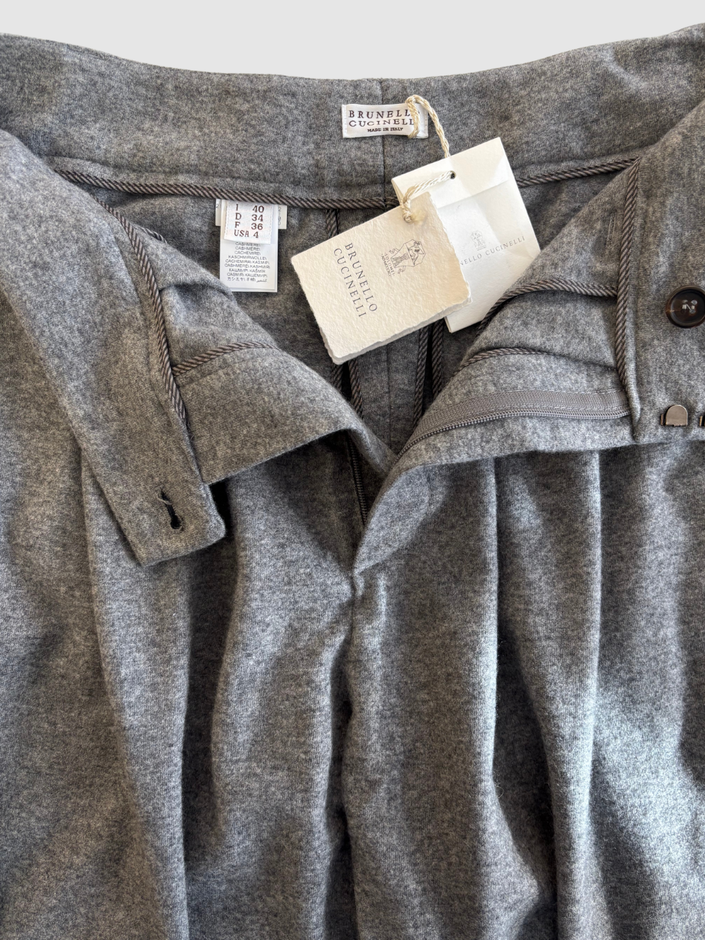 Graue Anzughose von Brunello Cucinello
