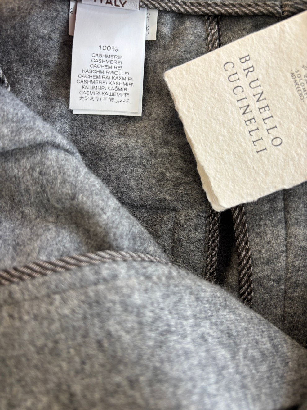 Graue Anzughose von Brunello Cucinello