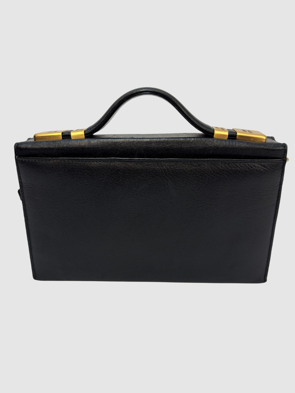 Schwarze Vintage Schultertasche von Gianni Versace