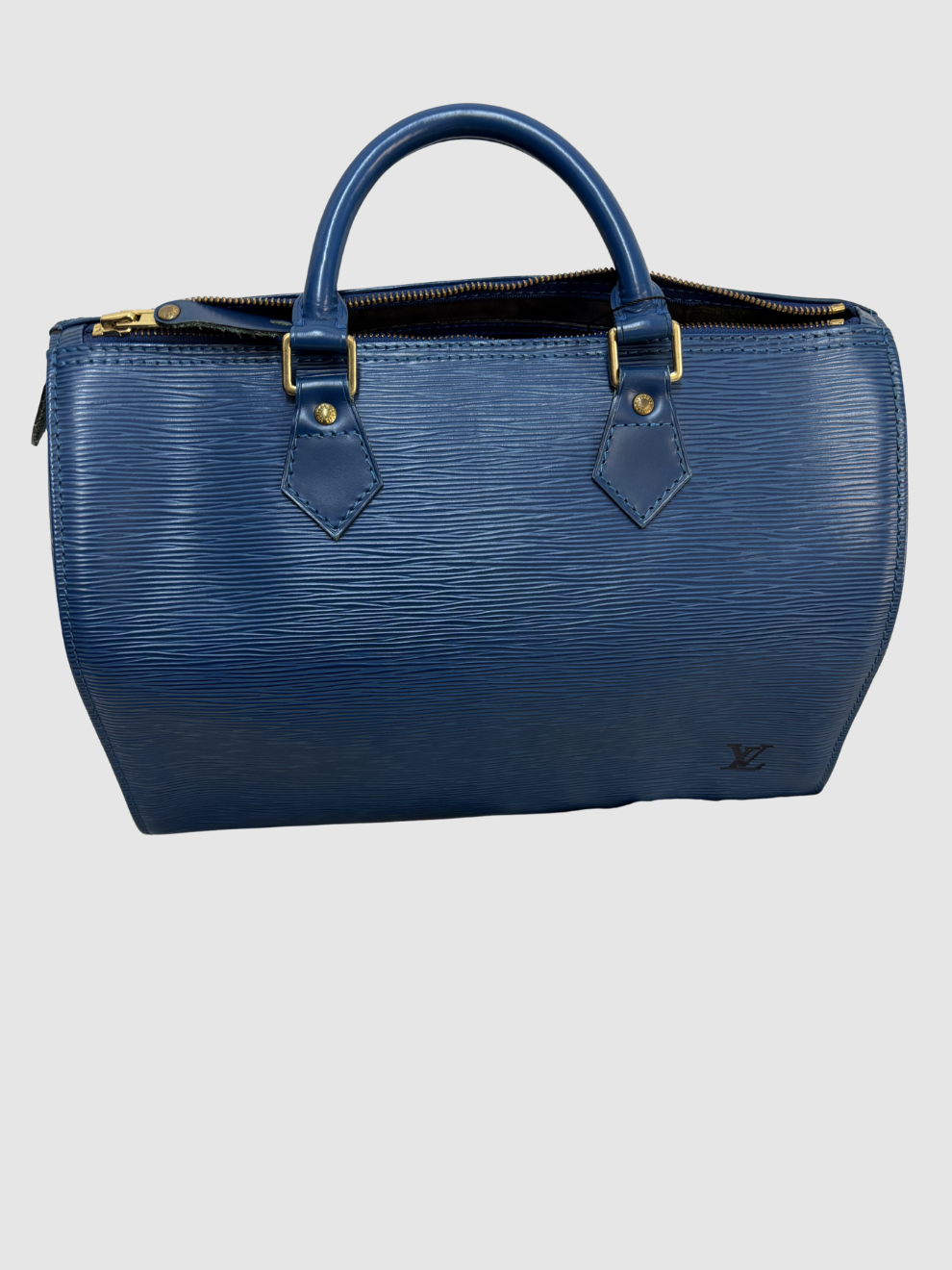 Blaue Speedy 30 von Louis Vuitton