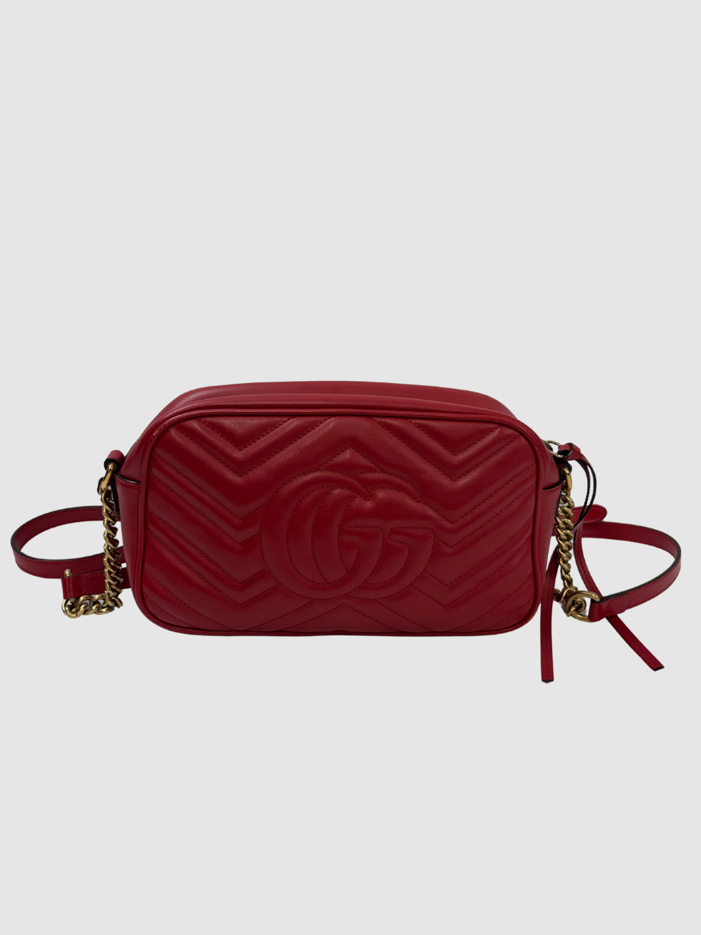Rote GG Marmont Matelasse von Gucci