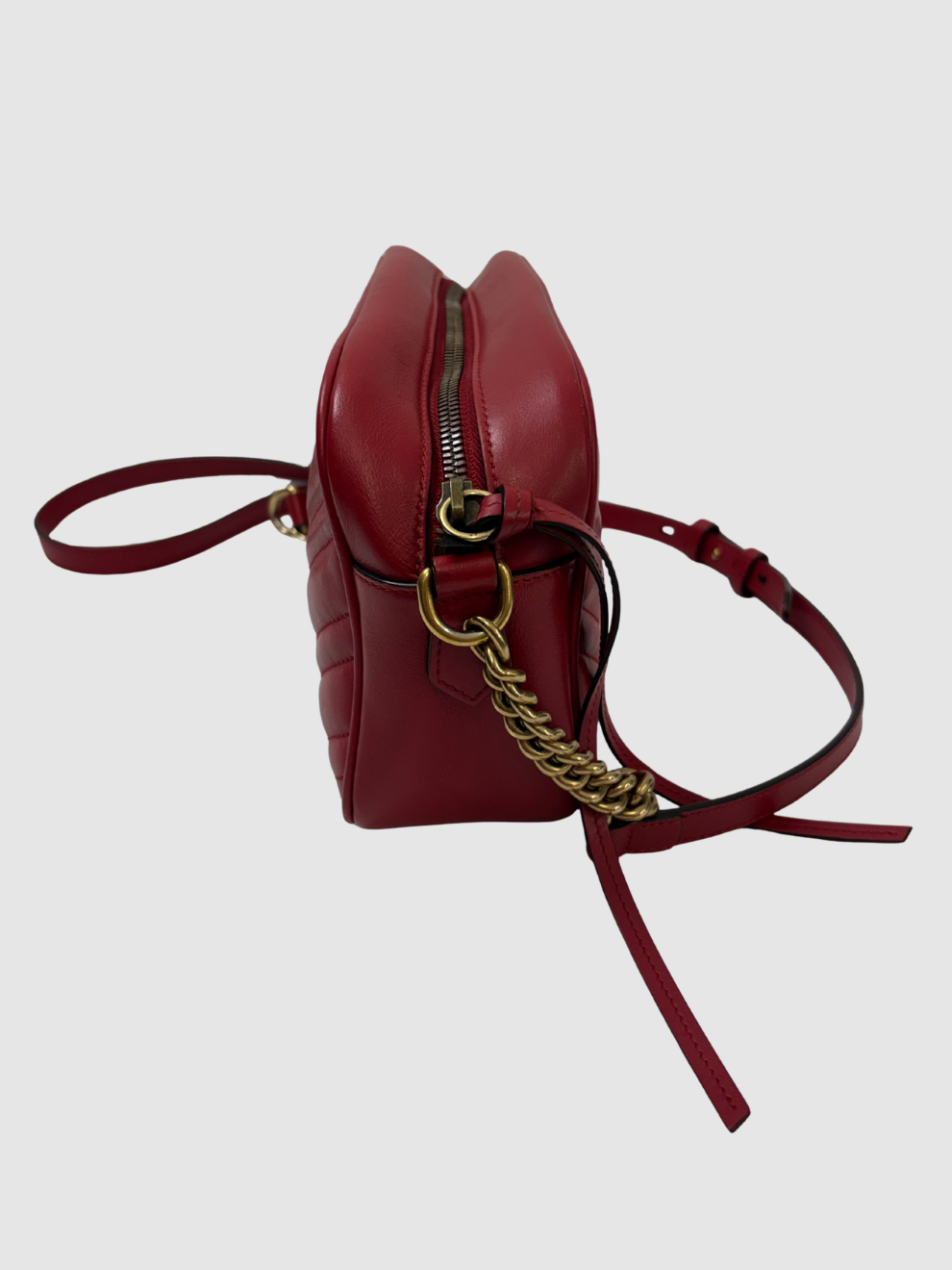 Rote GG Marmont Matelasse von Gucci
