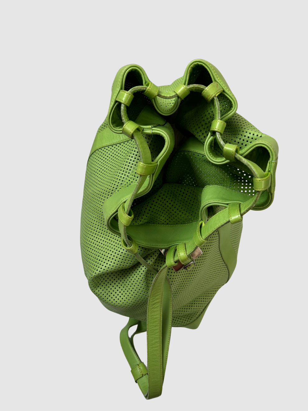Grüne Vintage Céline Bucket Bag