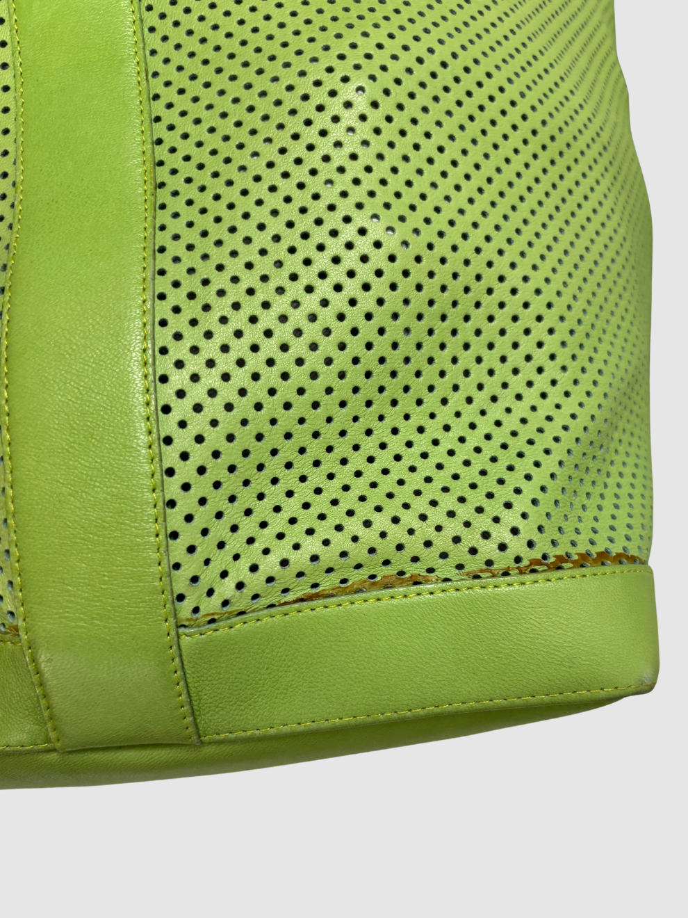 Grüne Vintage Céline Bucket Bag