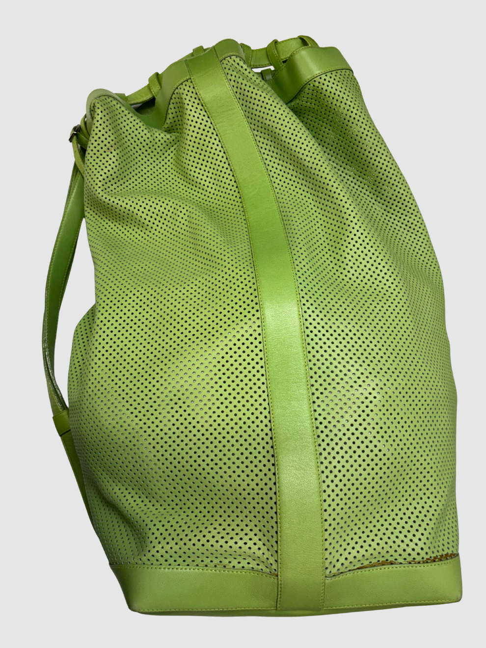Grüne Vintage Céline Bucket Bag