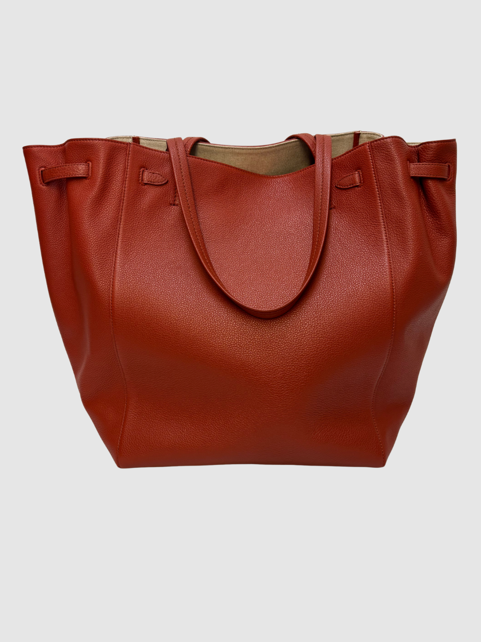 Rostbraune Cabas Phantom Tote von Celine