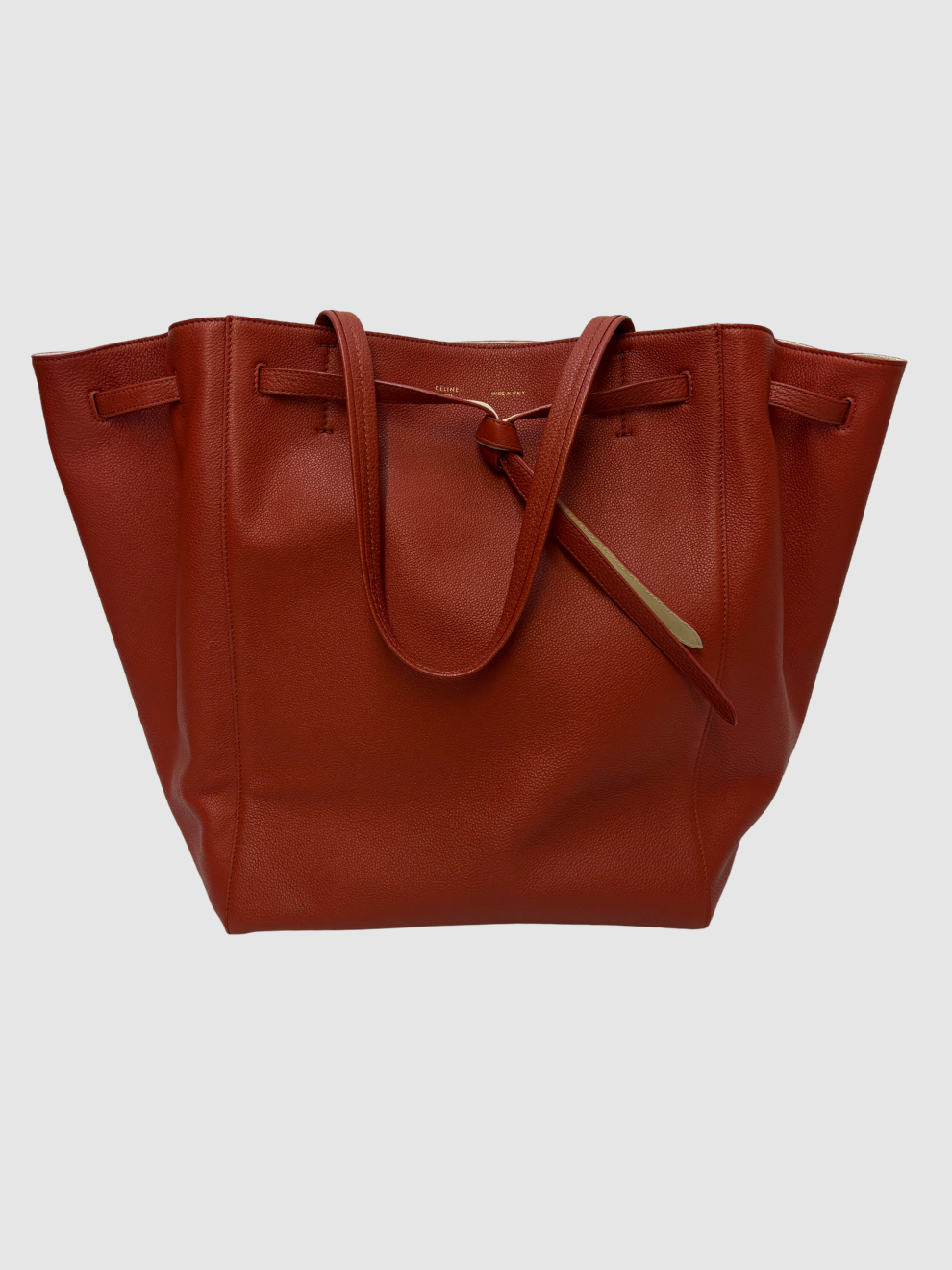 Rostbraune Cabas Phantom Tote von Celine