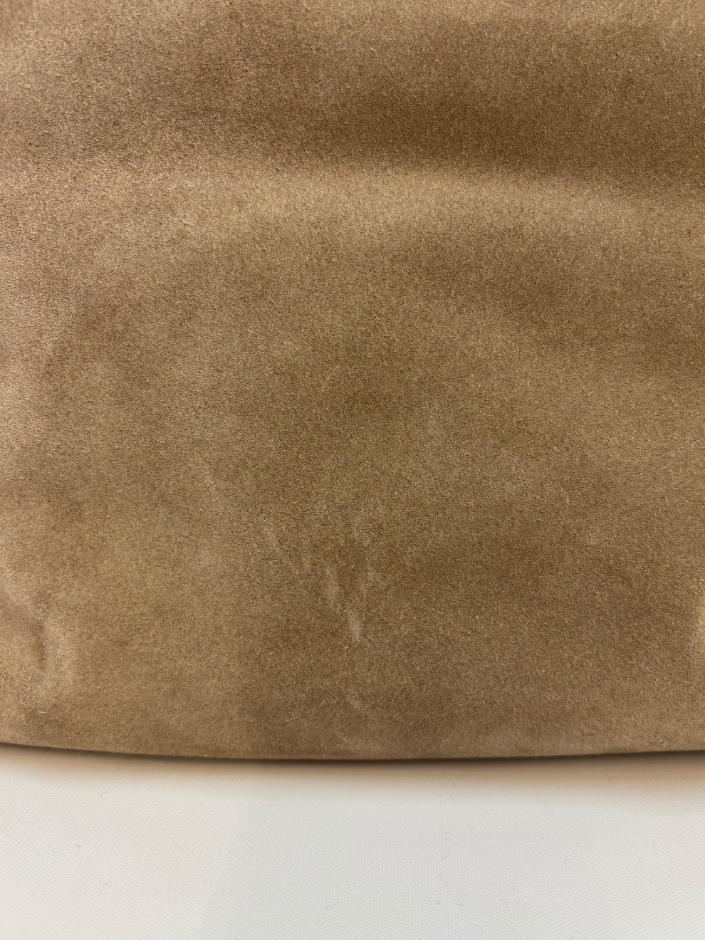 Grauer Leder-Shopper von Carolina Herrera
