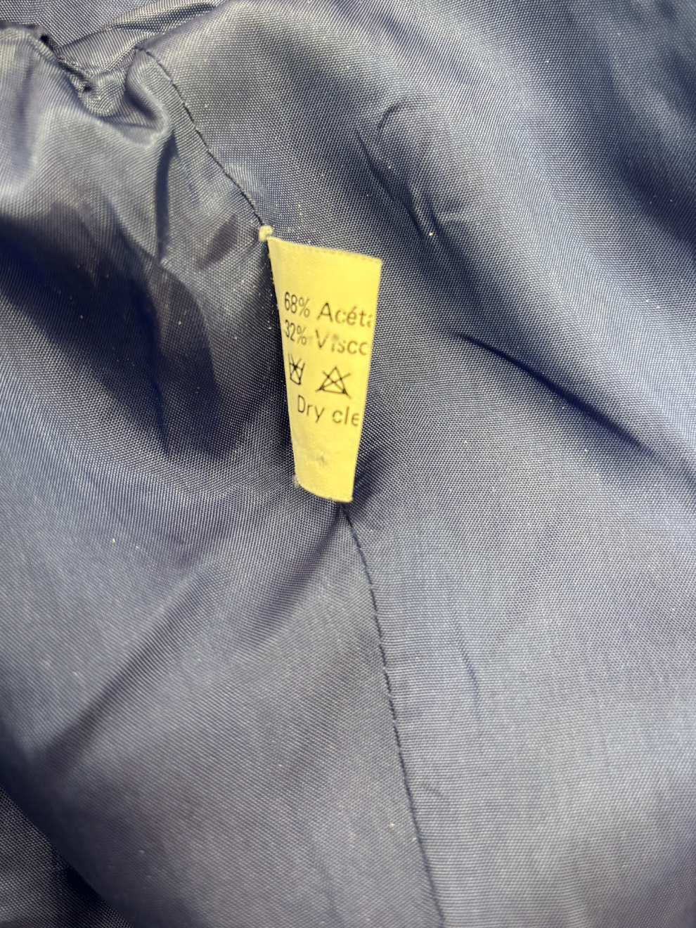 Blauer Vintage Blazer von Thierry Mugler