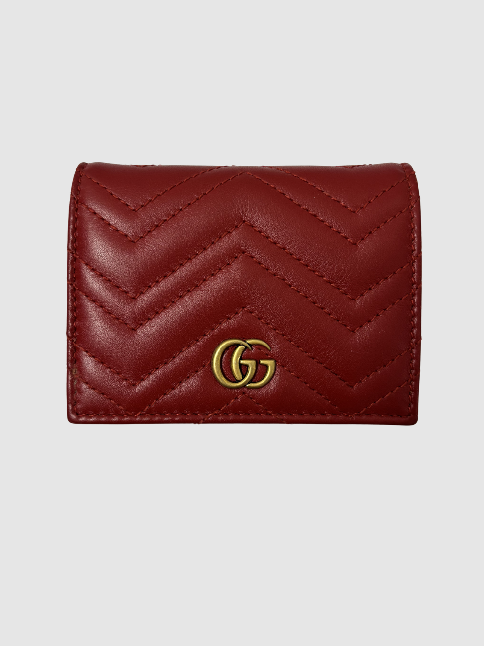 Rote GG Marmont Geldbörse von Gucci