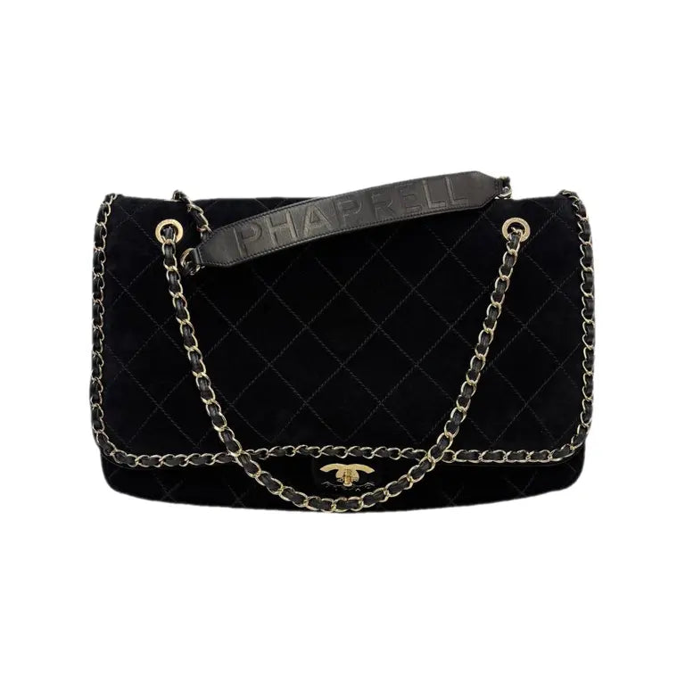 Schwarze Chanel x Pharell Williams XXL Flap Bag
